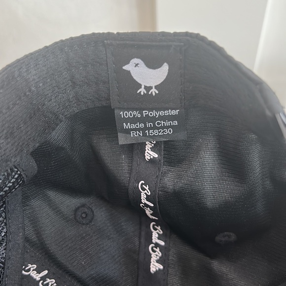 Bad Birdie - Black Snap Back - Logo = BAD - Picture 3 of 6